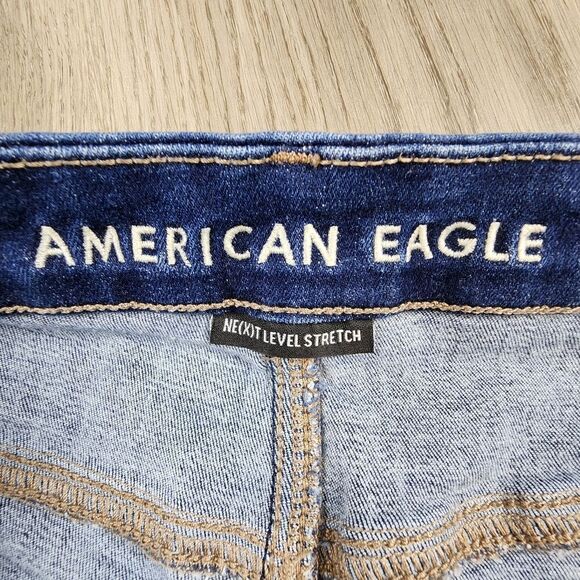 American Eagle Curvy Hi-Rise Shortie Size 8 - Picture 5 of 8